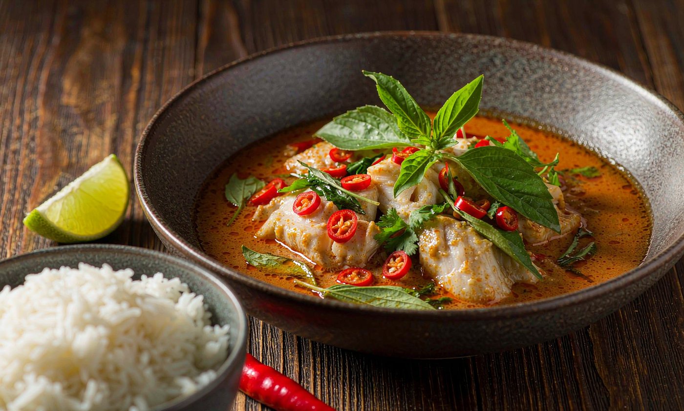 Coconut Red-Curry Fish