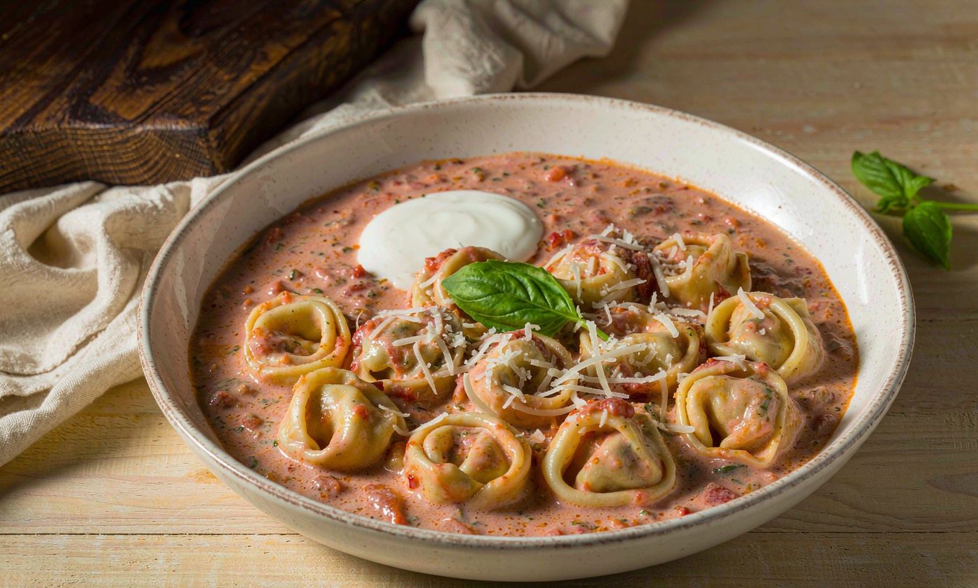 Creamy Tomato Tortellini