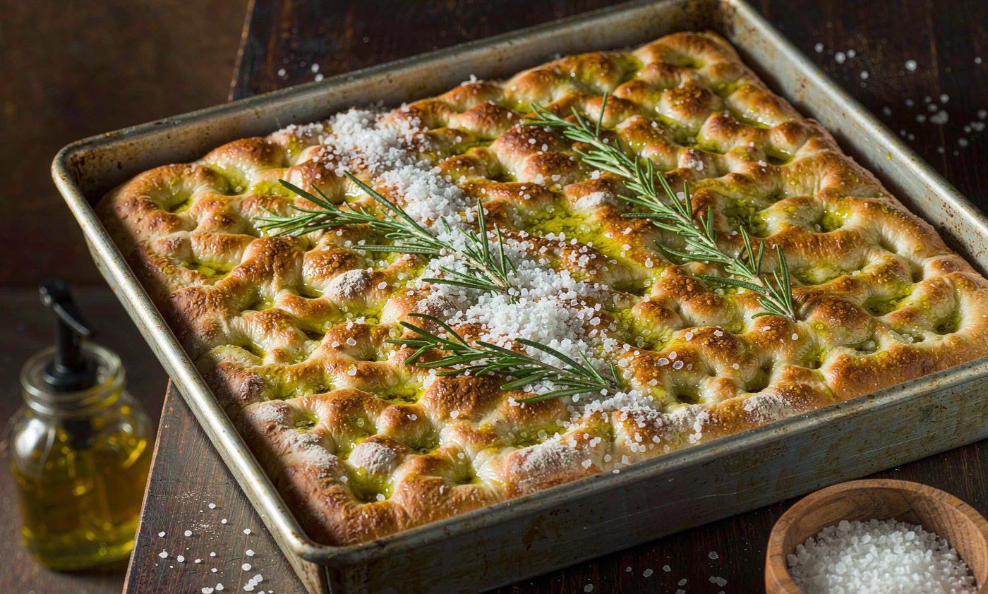 Overnight No-Knead Focaccia