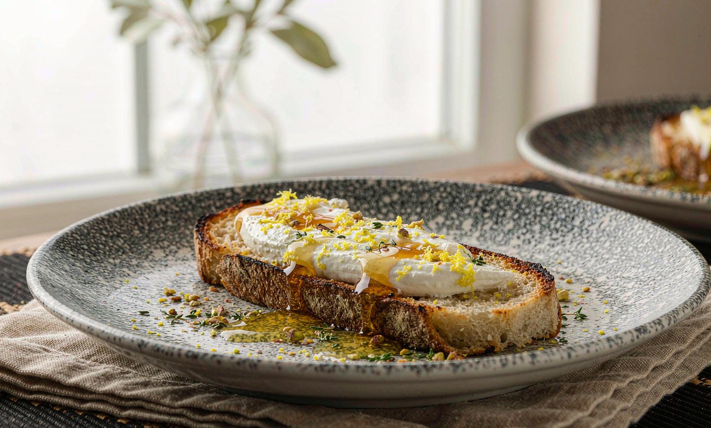 Ricotta & Honey Toast