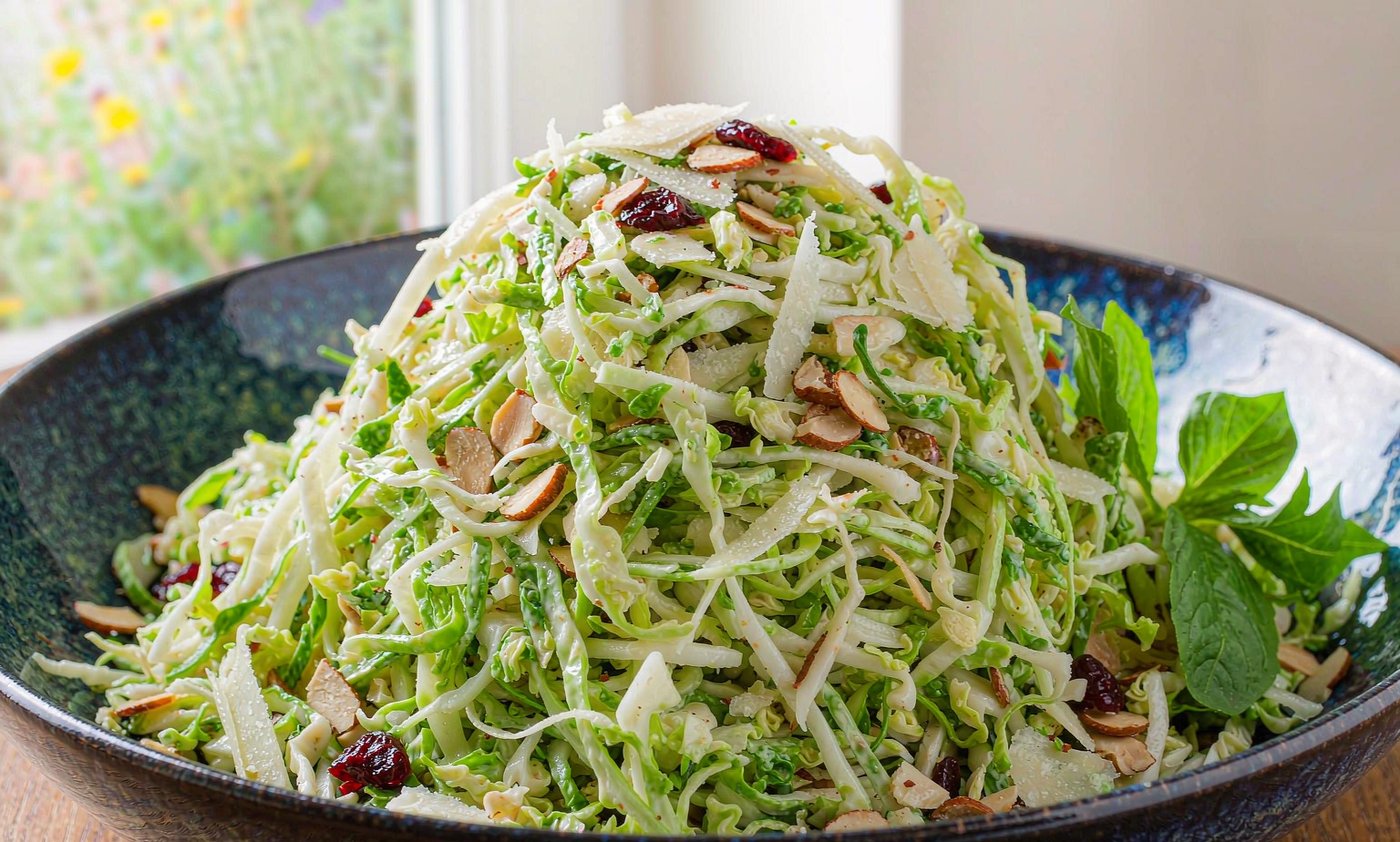 Shaved Brussels Sprout Salad